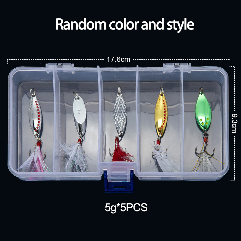 Fishing Lure Spinnerbait - Cuillère en métal Spinner leurre de