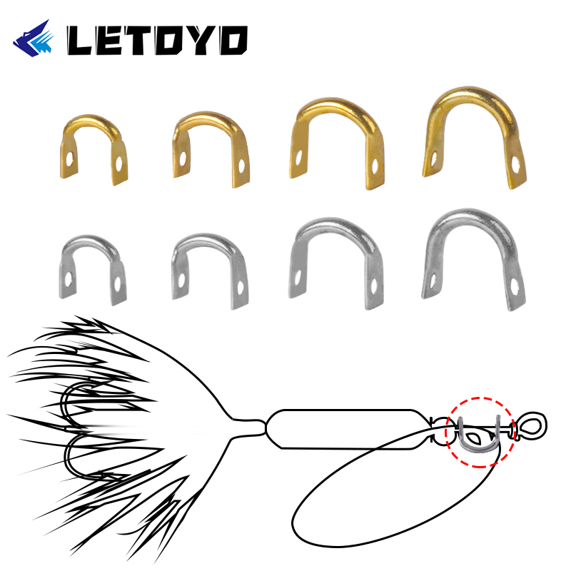 Fishing Lure Spinnerbait - LETOYO 100 pièces chapeuses pliées en
