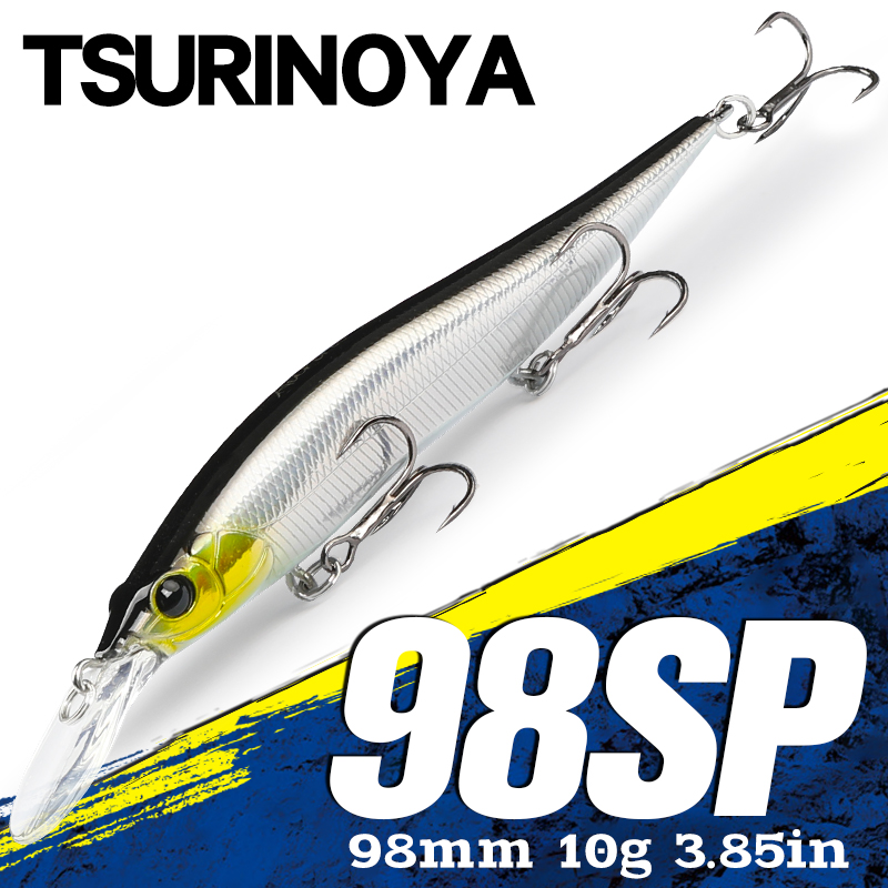 Fishing Lure Jerkbait - TSURINOYA suspendu vairon Jerkbait AURORA 98SP