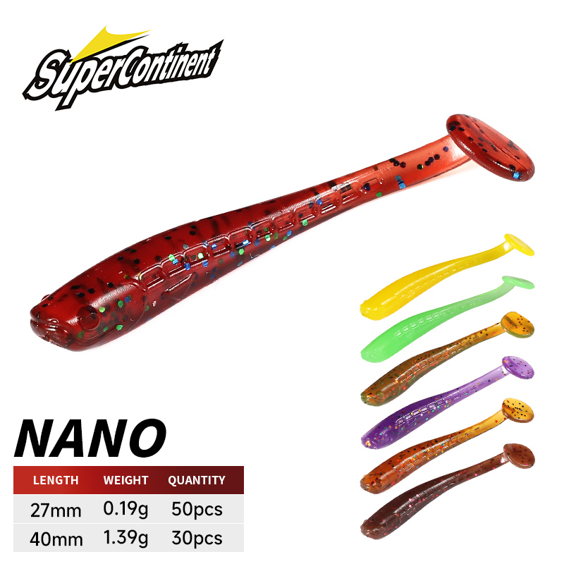 Fishing Lure Soft Plastic - Supercontinent appât souple nouveau méné 4