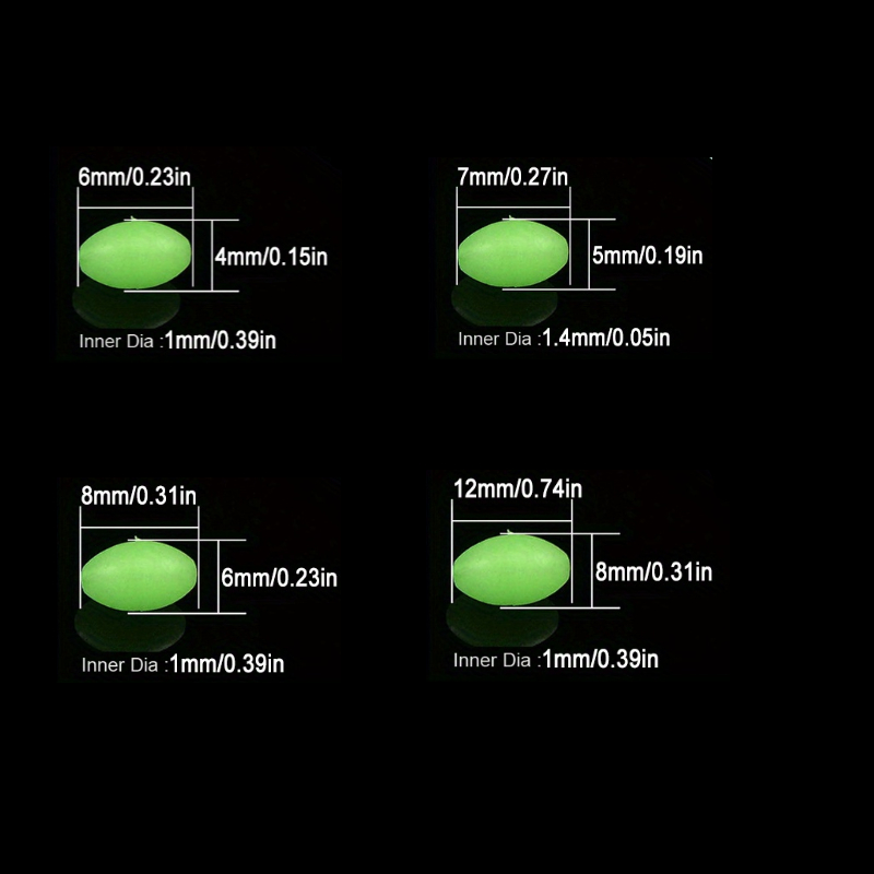 100 pcs/lot ovale nuit lumineu - Fishing Lure Topwater avis et prix