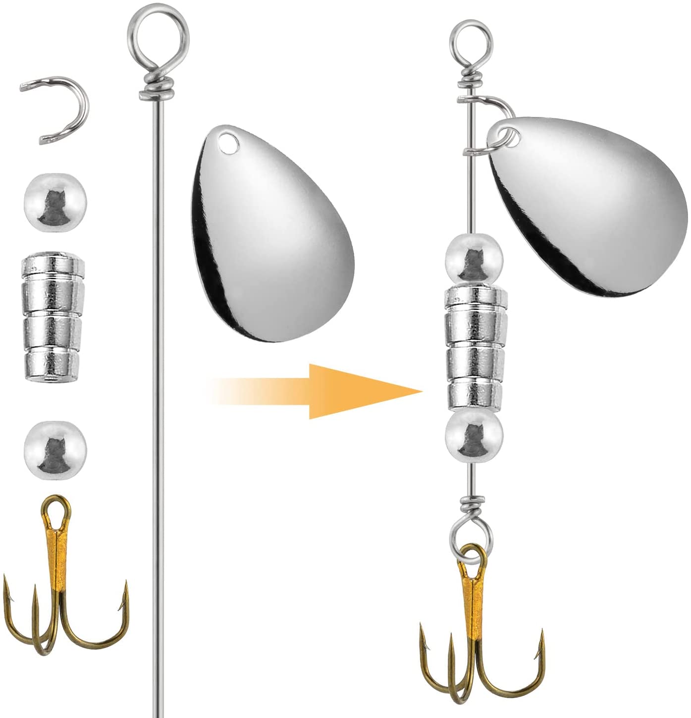 30/100 pièces Tokyo plate-form - Fishing Lure Spinnerbait avis et prix