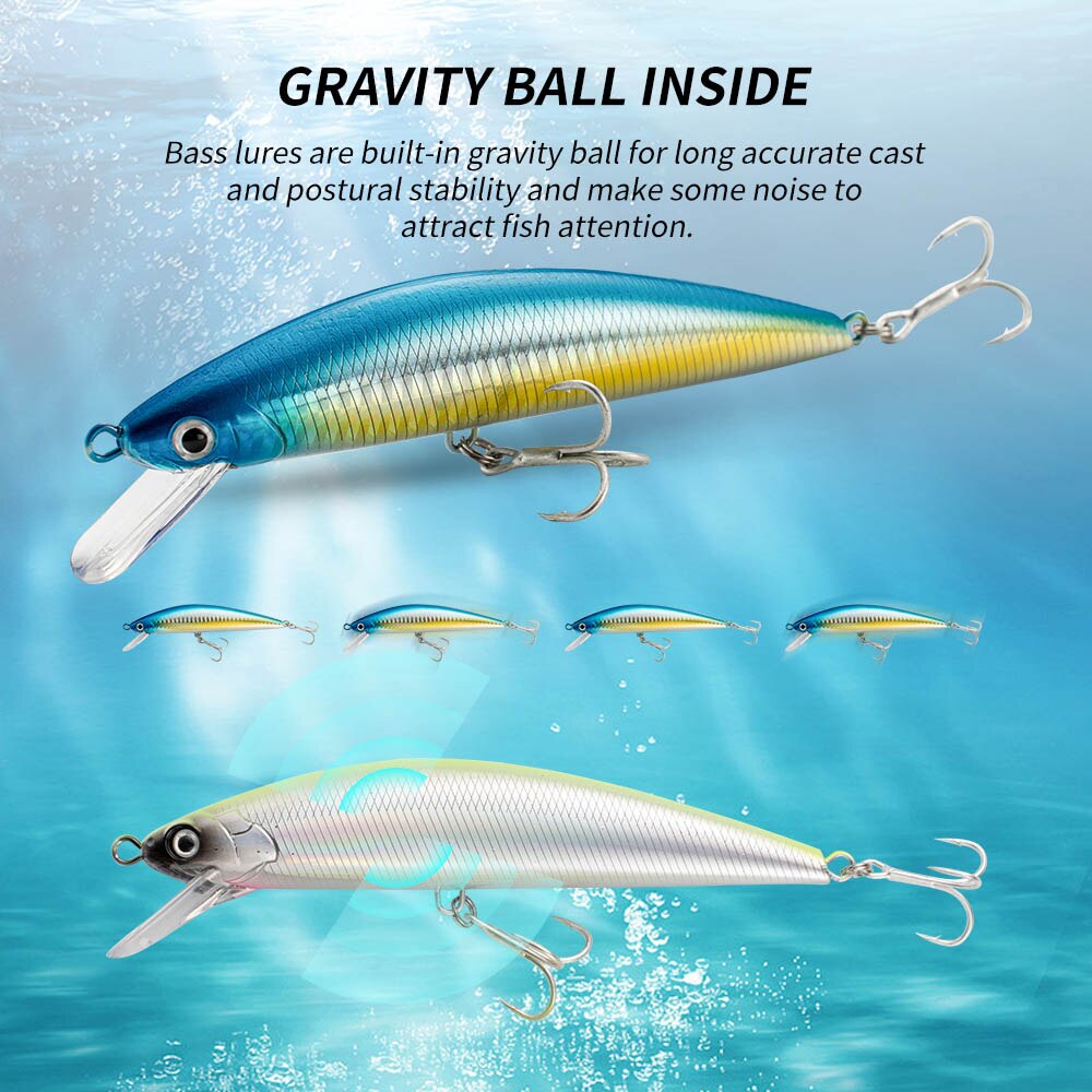 Leurre méné rigide coulant ave - Fishing Lure Jerkbait avis et prix