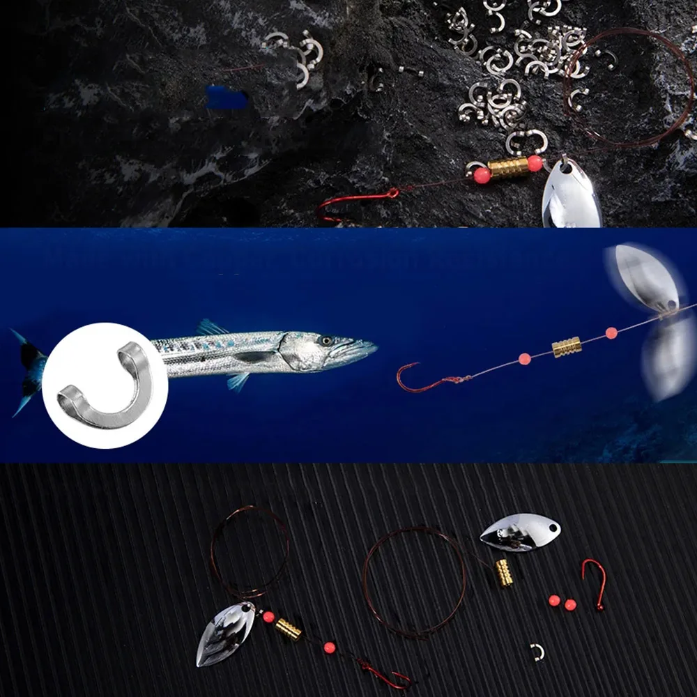 Clips d'appâts en acier inoxyd - Fishing Lure Spinnerbait avis et prix